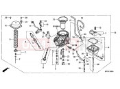 E-18 CARBURETOR (CBF2504) - Honda CBF2504 CBF250 2004