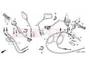 F-3 SWITCH / CABLE - Honda CBF2504 CBF250 2004