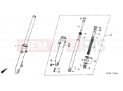 F-8 FRONT FORK - Honda CBF2504 CBF250 2004