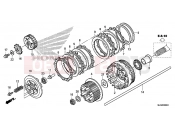 HONDA CTX1300AE CTX1300A 2014 E-8 CLUTCH