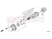 HONDA CTX1300AE CTX1300A 2014 E-8-10 PRIMARY AXLE