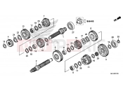 HONDA CTX1300AE CTX1300A 2014 E-17 TRANSMISSION