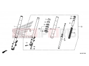 HONDA CTX1300AE CTX1300A 2014 F-11 FRONT FORK