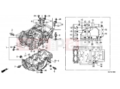 E-16 CRANKSHAFT - Honda CTX700DE CTX700 Dual Cluth ABS 2014