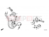 F-4-1 HANDLE / SWITCH / CABLE (CTX700D) - Honda CTX700DE CTX700 Dual Cluth ABS 2014