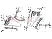 E-4 TIMING CHAIN ​​/ TENSIONER - Honda VFR8002 INTERCEPTOR 2002
