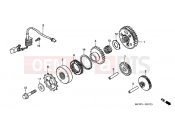 E-7 IGNITION DISTRIBUTOR GENERATOR - Honda VFR8002 INTERCEPTOR 2002
