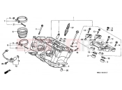 HONDA VFR800FIY INTERCEPTOR 2000 E-2-1 REAR CYLINDER HEAD