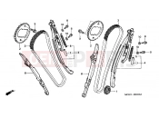 HONDA VT1100C22 Shadow 2002 E-4 TIMING CHAIN ​​/ TENSIONER