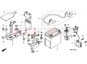 HONDA VT1100C22 Shadow 2002 F-28 BATTERY