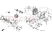 E-11 WATER PUMP (VT1100CS / CT) - Honda VT1100CS Shadow 1995