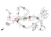 E-18 WATER PIPE (VT1100CS / CT) - Honda VT1100CS Shadow 1995