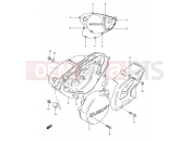 SUZUKI TS125ER Z (1982) 3 - CRANKCASE COVER