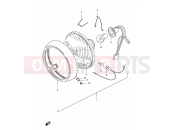 SUZUKI TS125ER Z (1982) 21 - HEADLAMP (E04)