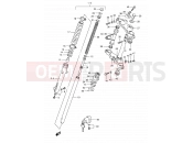 SUZUKI TS125ER Z (1982) 56A - FRONT FORK (MODEL L/N P09)