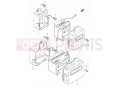 SUZUKI TS125ERC R (1994) 35 - BATTERY HOLDER