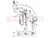 SUZUKI TS125X / TS125XU E (1984) 10 - RADIATOR