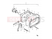 SUZUKI TS125X / TS125XU E (1984) 22 - HEADLAMP (E02, E04, E15, E17, E18, E21, E22)