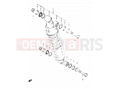 SUZUKI TS125X / TS125XU E (1984) 54 - REAR SHOCK ABSORBER