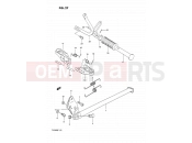 27 - STAND - FOOTREST - Suzuki TS200R M (1991) (E02,E04,E24)