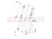 34 - FRONT DAMPER - Suzuki TS200R M (1991) (E02,E04,E24)