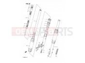 35 - FRONT DAMPER (E24) - Suzuki TS200R M (1991) (E02,E04,E24)