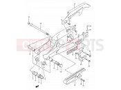 43 - REAR SWINGING ARM - Suzuki TS200R N (1992) (E03,E28,E33)