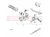 SUZUKI TS250ER N (1992) 54 - LEFT HANDLE SWITCH (E04, E18, E39)
