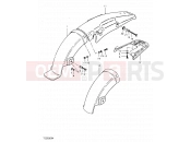 SUZUKI TS250ER N (1992) 58 - REAR FENDER