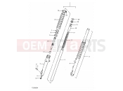 SUZUKI TS250ER N (1992) 46 - FRONT FORK