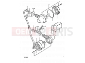 25 - TURN SIGNAL LAMP (E04, E17, E21) - Suzuki TS250ER T (1996)