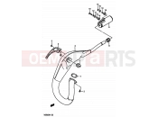 SUZUKI TS250X H (1987) 10 - MUFFLER