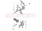 SUZUKI TS250X H (1987) 51 - LEFT HANDLE SWITCH (MODEL G E01,E02,E04,E21,E24)