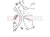 58 - HANDLEBAR - CONTROL CABLE - Suzuki TS50ERK D (1983)