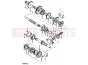 SUZUKI TS50ERKD X (1999) 10 - TRANSMISSION