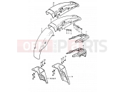 65 - REAR FENDER - Suzuki TS50ERKD D (1983)