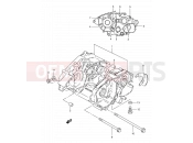 2 - CRANKCASE - Suzuki TS50XK J (1988)