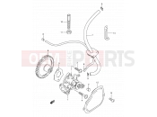 8 - OIL PUMP - Suzuki TS50XK J (1988)