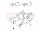29 - FRAME COVER (MODEL E/G/H/J) - Suzuki TS50XK J (1988)