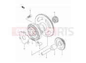 6 - STARTER CLUTCH - Suzuki TU125XT X (1999)