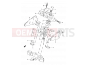 40 - STEERING STEM - Suzuki TU125XT X (1999)