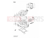 SUZUKI TU250X K9 (2009) 2 - CYLINDER HEAD