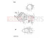 SUZUKI TU250X K9 (2009) 5 - CRANKCASE COVER