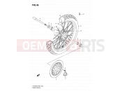 SUZUKI TU250X K9 (2009) 46 - FRONT WHEEL