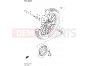 530A - FRONT WHEEL - Suzuki TU250X L6 (2016) (E24)