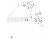 42 - FRONT FENDER - Suzuki VX800 / VX800U M (1991)