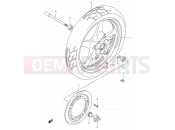 50 - FRONT WHEEL - Suzuki VX800 / VX800U M (1991)