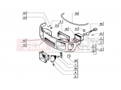 FR. PROTECTION - HEADLAMP GROUP - Ape MIX 50CC 2T 1998-2008