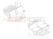 REAR SEATS - Ape Calessino 200 2013-tól
