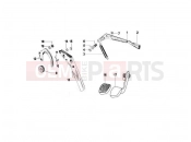 ape MP 601 Classic 2006-2013 CONTROL PEDALS - LEVERS